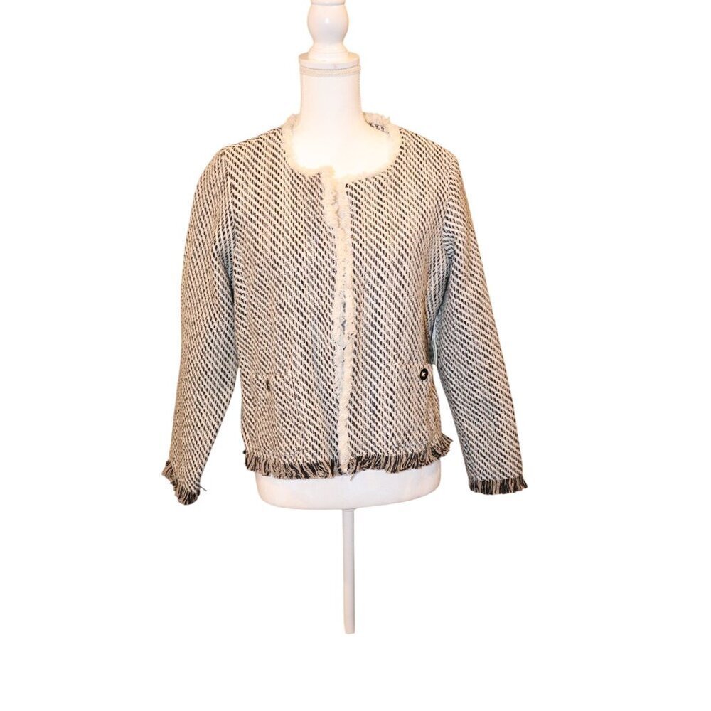 Spartina Lettie Boucle Tweed Blazer, Large NWT